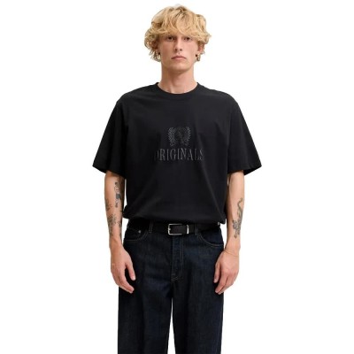 тениска,мъжки,тениски,дамски,тениски,jack,&,jones,frederiksberg,monogram,short,sleeve,t,shirt,black,(black)