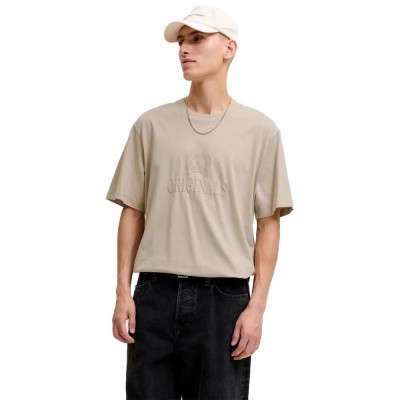 тениска,мъжки,тениски,дамски,тениски,jack,&,jones,frederiksberg,monogram,short,sleeve,t,shirt,beige,(feather,grey)