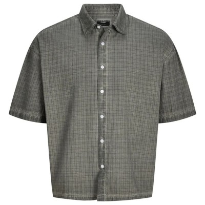 риза,с,къс,ръкав,дамски,ризи,мъжки,ризи,jack,&,jones,overdyed,plus,size,short,sleeve,shirt,grey,(vapor,blue,overdye)