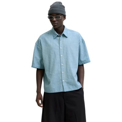 риза,с,къс,ръкав,дамски,ризи,мъжки,ризи,jack,&,jones,overdyed,short,sleeve,shirt,blue,(omphalodes,overdye)