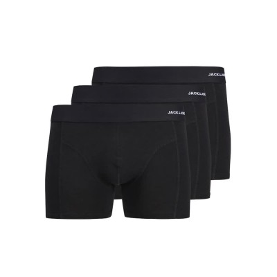 боксерки,мъжко,бельо,jack,&,jones,philip,bamboo,trunks,boxers,3,units,black,(black,black,black)