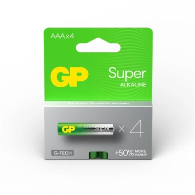 батерии,gp,batteries,lr03,4und,alkaline,battery,4,units,clear,(green,gold)