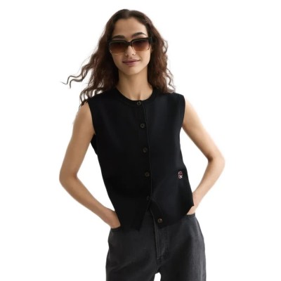елек,мъжки,пуловери,дамски,пуловери,scotch,&,soda,u9a01598t,knitted,vest,black,(meteorite)