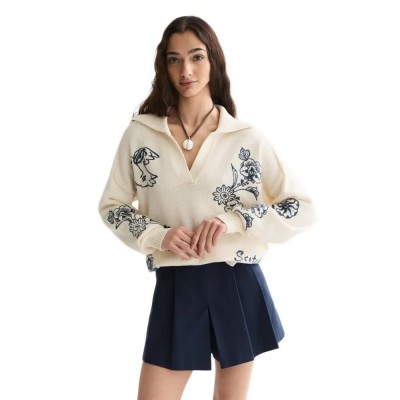 блуза,мъжки,пуловери,дамски,пуловери,scotch,&,soda,u9b01610t,v,neck,sweater,beige,(eggnog)