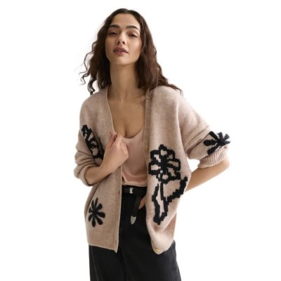 жилетка,мъжки,пуловери,дамски,пуловери,scotch,&,soda,u9b01612t,cardigan,brown,(rose,dust,melange)