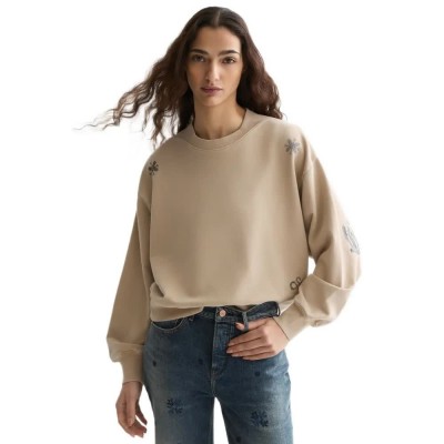 блуза,дамски,блузи,scotch,&,soda,u9e01535t,sweatshirt,beige,(doeskin)