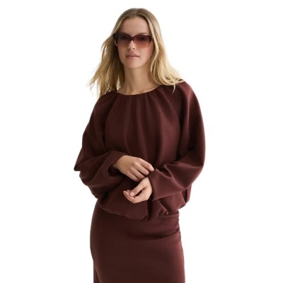 блуза,дамски,блузи,scotch,&,soda,u9e01737t,sweatshirt,brown,(bitter,chocolate)