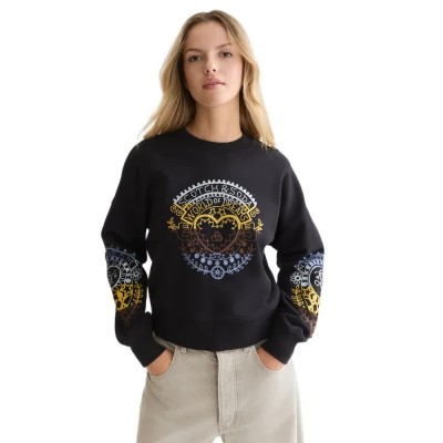 блуза,дамски,блузи,scotch,&,soda,u9e01743t,sweatshirt,black,(meteorite)