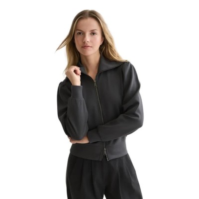 блуза,дамски,блузи,scotch,&,soda,u9e01747t,full,zip,sweatshirt,black,(phantom)