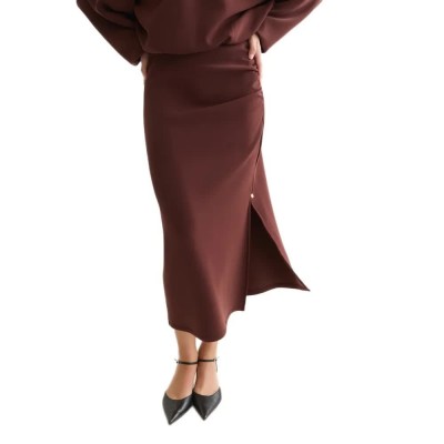 пола,дамски,поли,и,рокли,scotch,&,soda,ufs01663f,midi,skirt,brown,(bitter,chocolate)