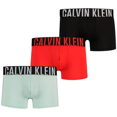боксерки,мъжко,бельо,calvin,klein,000nb3775a,trunk,boxers,3,units,multicolor,(black,goji,berry,aqua,blue)