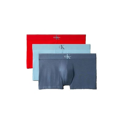 боксерки,мъжко,бельо,calvin,klein,lv00nb4472,trunk,boxers,3,units,multicolor,(grisaille,goji,berry,forget,me,not)