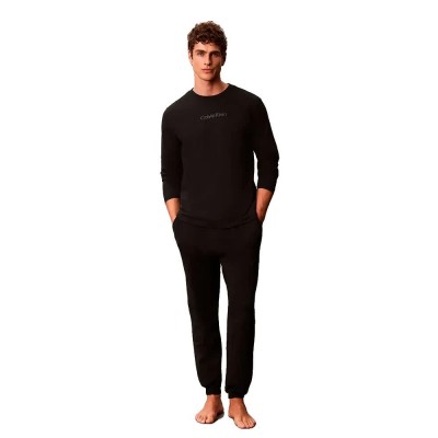 пижама,мъжки,пижами,calvin,klein,lv00nm3079,long,sleeve,pyjama,black,(black)