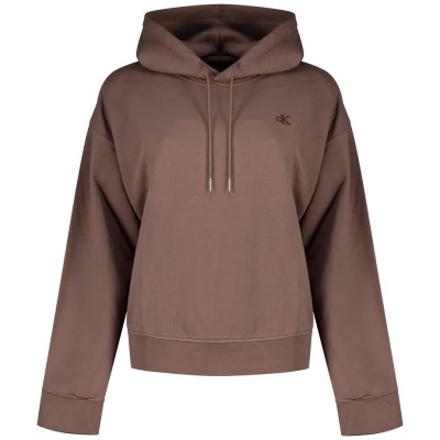 суичър,дамски,блузи,calvin,klein,lv047g258g,hoodie,brown,(iron)