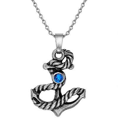 бижутерия,alex,and,ani,anchor,necklace,silver,(silver)