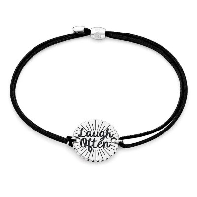 бижутерия,alex,and,ani,laugh,more,bracelet,silver,(black)