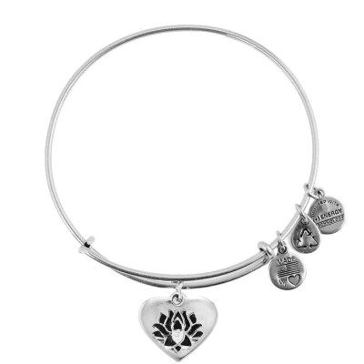 бижутерия,alex,and,ani,lotus,flower,bracelet,silver,(silver)