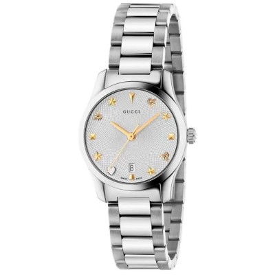 часовник,часовници,gucci,ya126572a,27mm,5atm,quartz,analogical,woman,watch,silver,(grey,grey,sapphire)