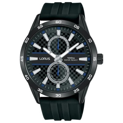 часовник,часовници,lorus,watches,r3a43ax9,43mm,10atm,quartz,analogical,watch,silver,(black,white,mineral)