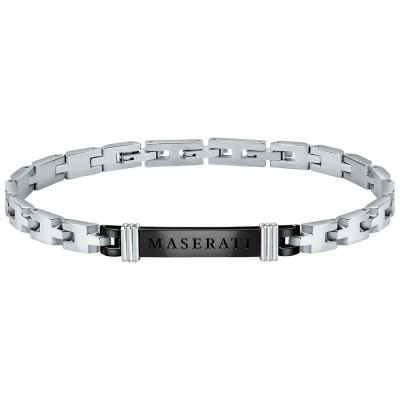 бижутерия,maserati,jm420atk02,bracelet,silver,(silver,black)