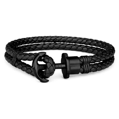 бижутерия,paul,hewitt,ph,l,b,b,s,15,16cm,bracelet,silver,(black)