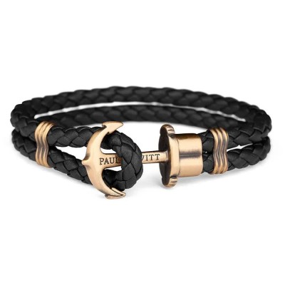 бижутерия,paul,hewitt,ph,l,m,b,xl,18,19cm,bracelet,golden,(black)