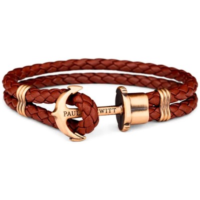 бижутерия,paul,hewitt,ph,l,m,br,l,17,18cm,bracelet,red,(brown)