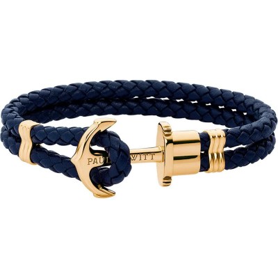 бижутерия,paul,hewitt,ph,l,g,n,m,16,17cm,bracelet,golden,(blue)