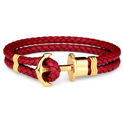 бижутерия,paul,hewitt,ph,ph,l,g,db,m,16,17cm,bracelet,red,(red)