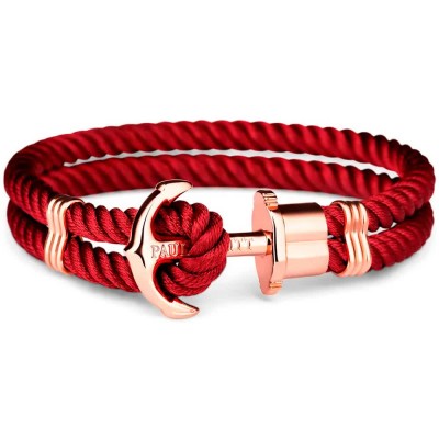 бижутерия,paul,hewitt,ph,n,r,db,s,15,16cm,bracelet,red,(red)