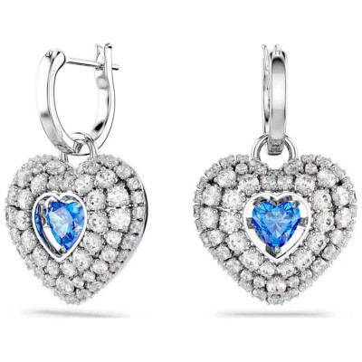 бижутерия,swarovski,idyllia,earrings,silver,(silver,blue)