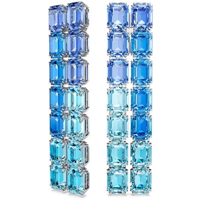бижутерия,swarovski,millenia,earrings,blue,(blue)