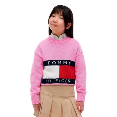 блуза,мъжки,пуловери,дамски,пуловери,tommy,hilfiger,kg0kg08922,sweater,pink,(pink,daisy)