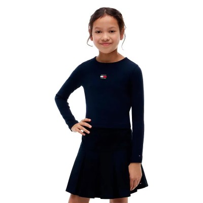 тениска,мъжки,тениски,дамски,тениски,tommy,hilfiger,kg0kg09065,long,sleeve,t,shirt,blue,(dark,night,navy)