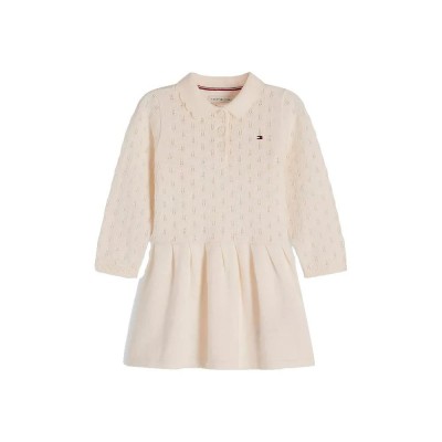 рокля,дамски,поли,и,рокли,tommy,hilfiger,kn0kn02261,long,sleeve,short,dress,beige,(ivory,silk,stripes)
