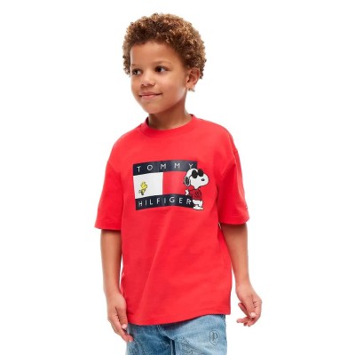 тениска,мъжки,тениски,дамски,тениски,tommy,hilfiger,ks0ks00766,short,sleeve,t,shirt,red,(dark,blue)