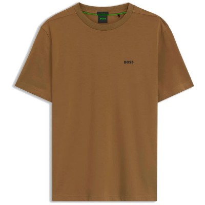 тениска,мъжки,тениски,дамски,тениски,boss,50506373,green,short,sleeve,t,shirt,brown,(medium,brown)