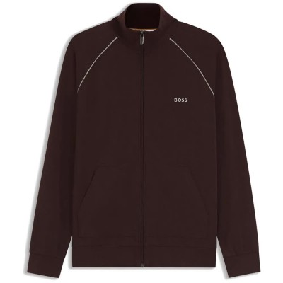 блуза,мъжки,пуловери,boss,50515307,full,zip,sweatshirt,brown,(dark,brown)