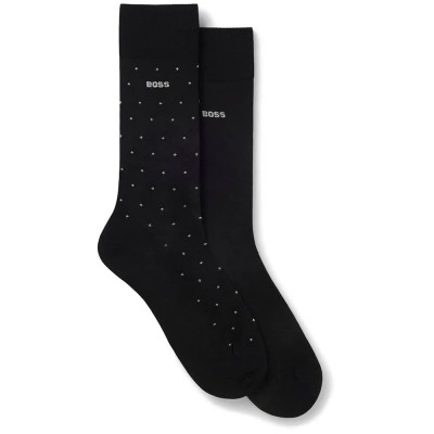 чорапи,мъжки,чорапи,дамски,чорапи,boss,50567850,socks,2,pairs,black,(black)
