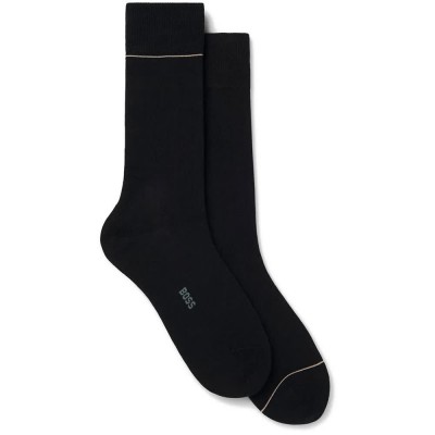 чорапи,мъжки,чорапи,дамски,чорапи,boss,light,rib,cc,10280326,socks,2,pairs,black,(black)