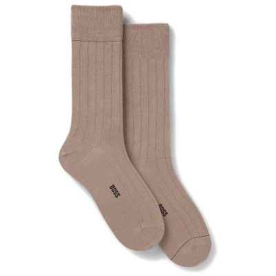 чорапи,мъжки,чорапи,дамски,чорапи,boss,light,rib,cc,10280326,socks,2,pairs,brown,(open,brown)