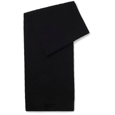 шал,ръкавици,шапки,и,шалове,boss,pasha,10283228,green,scarf,black,(black)