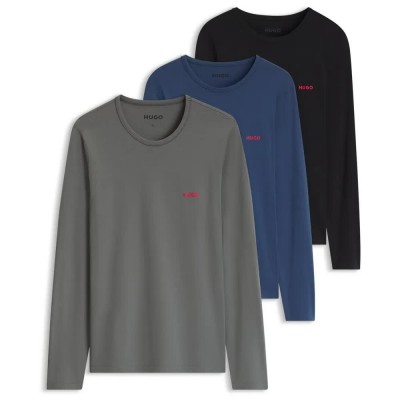 мъжко,бельо,hugo,50492631,red,long,sleeve,base,layer,3,units,multicolor,(open,miscellaneous)
