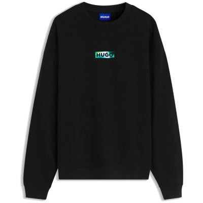 блуза,мъжки,пуловери,hugo,50570325,blue,sweatshirt,black,(black)