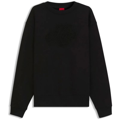 блуза,дамски,блузи,hugo,danicey,10279095,red,sweatshirt,black,(black)