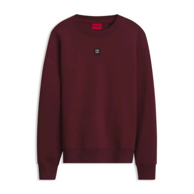 блуза,мъжки,пуловери,hugo,dettil,10267272,red,sweatshirt,red,(dark,pink)