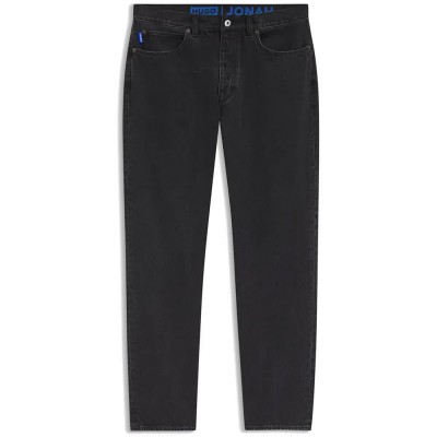дънки,мъжки,панталони,дамски,панталони,hugo,jonah,10282552,blue,jeans,black,(black)