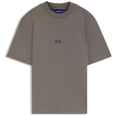 тениска,мъжки,тениски,дамски,тениски,hugo,nieros,10257318,blue,short,sleeve,t,shirt,grey,(light,pastel,grey)