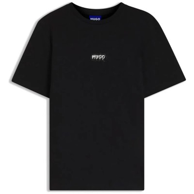 тениска,мъжки,тениски,дамски,тениски,hugo,nodar,10283344,blue,short,sleeve,t,shirt,black,(black)