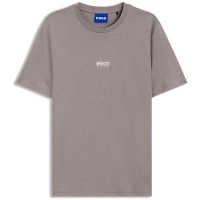 тениска,мъжки,тениски,дамски,тениски,hugo,nodar,10283344,blue,short,sleeve,t,shirt,grey,(light,pastel,grey)